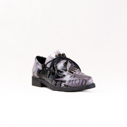 Django & Juliette Kotty (Women's) - News Print Leather