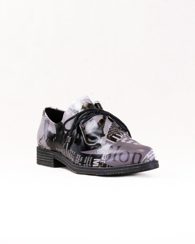 Django & Juliette Kotty (Women's) - News Print Leather