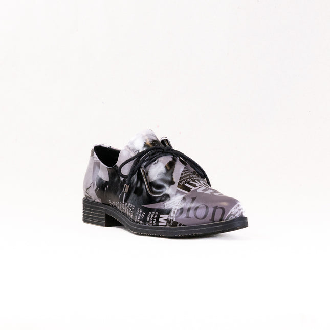 Django & Juliette Kotty (Women's) - News Print Leather