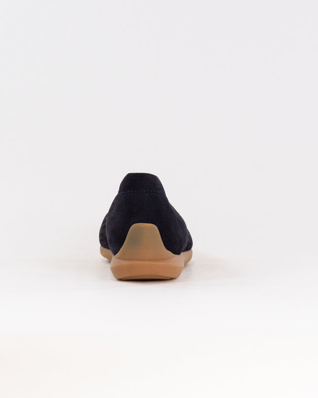 Ara Sarah Perf Ballet Flat (Women's) - Navy Nubuck