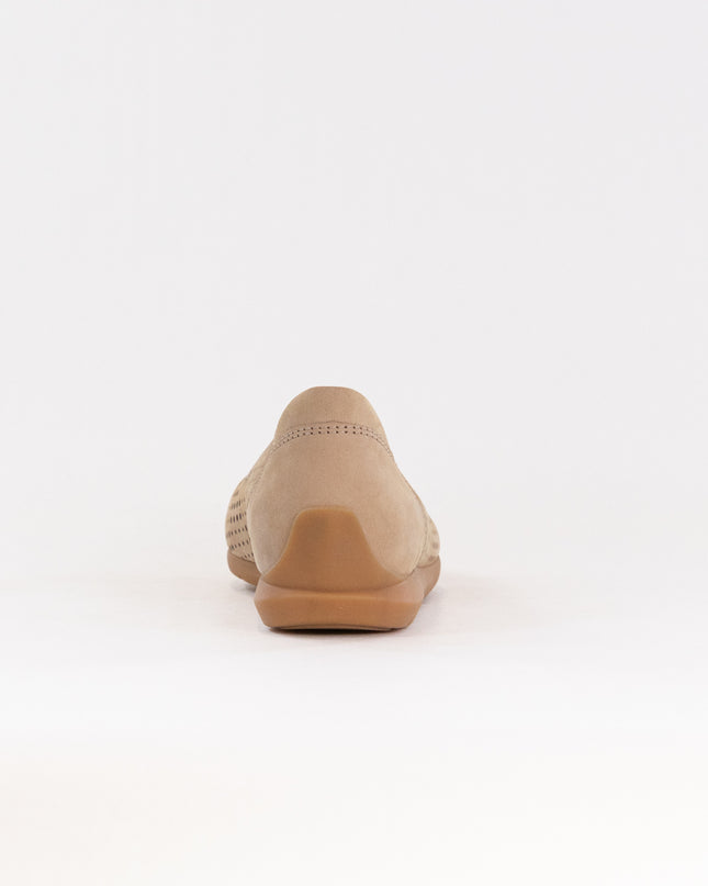 Ara Sarah Perf Ballet Flat (Women's) - Sand Nubuck