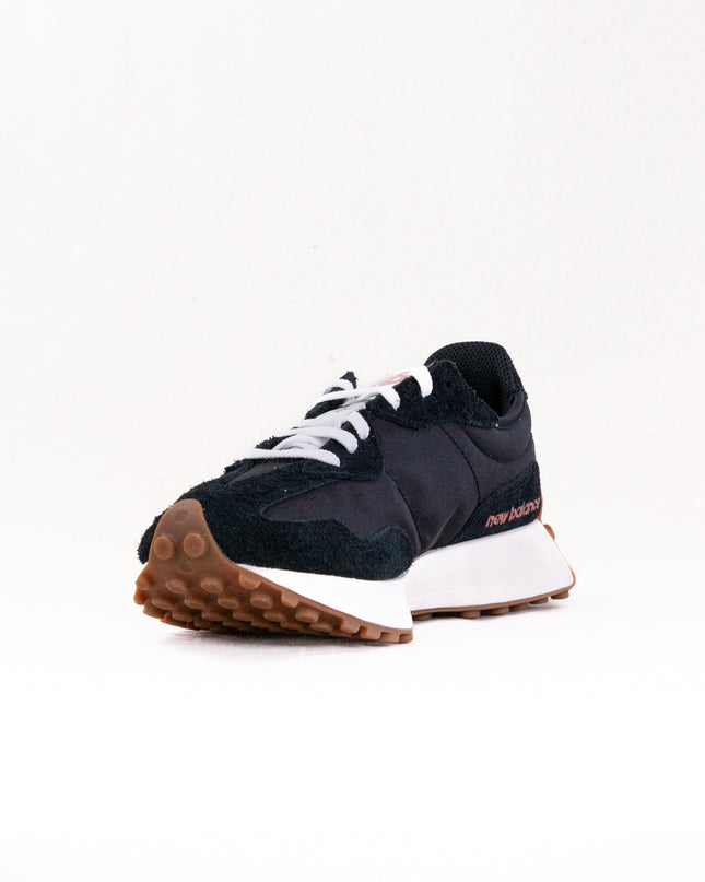New Balance 327 (Women's) -  Black/White/Mineral Red