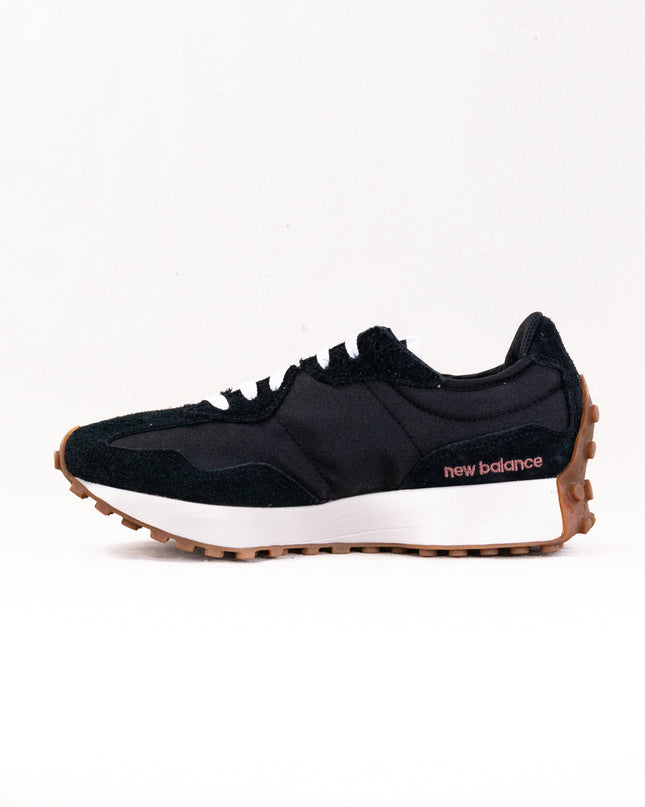New Balance 327 (Women's) -  Black/White/Mineral Red