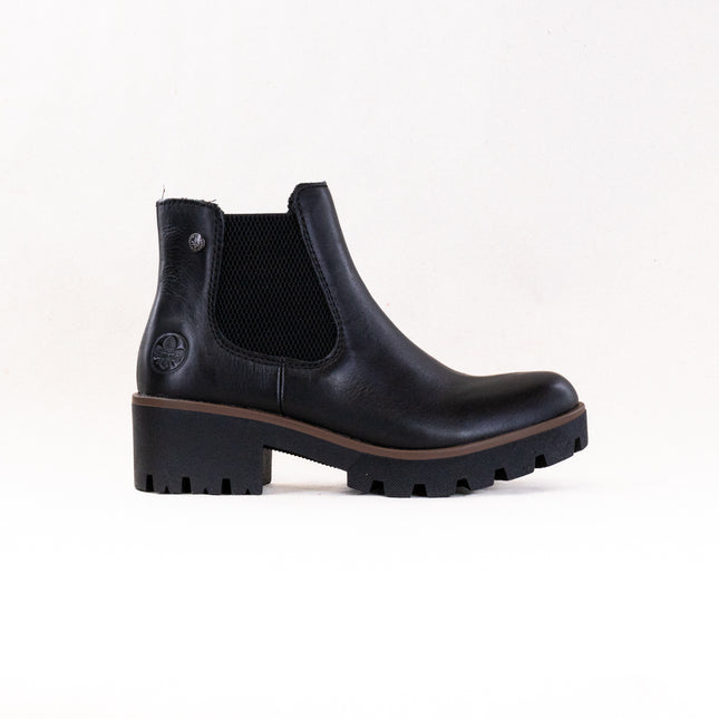 Rieker 79265 Amalia Boot (Women's) - Black/Black