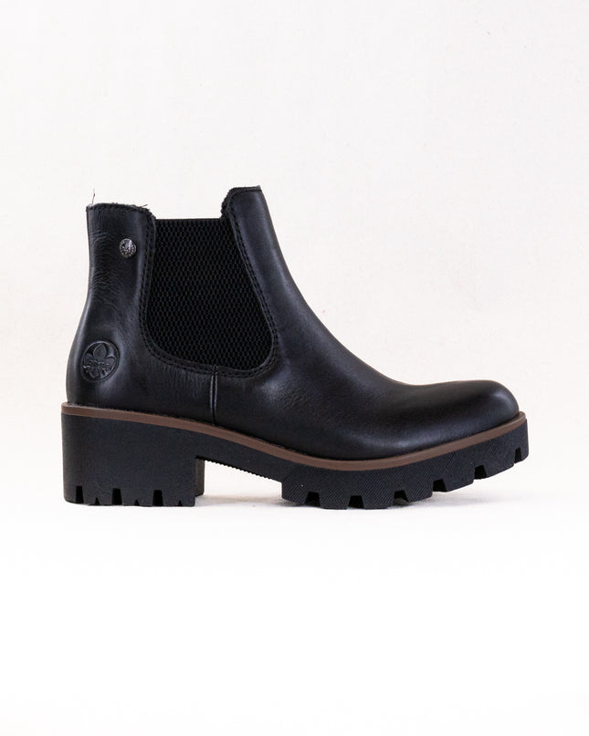 Rieker 79265 Amalia Boot (Women's) - Black/Black