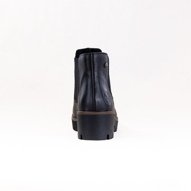 Rieker 79265 Amalia Boot (Women's) - Black/Black