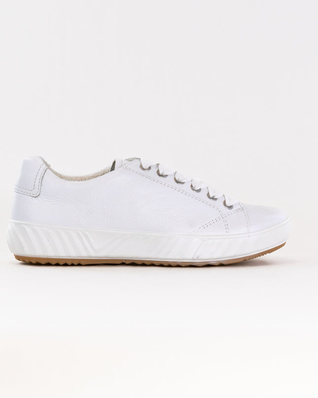 Ara Alexandria Lace Up Sneaker (Women's) - White Leather