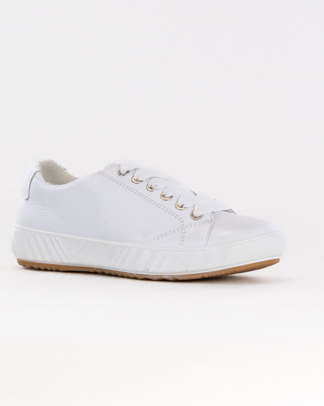 Ara Alexandria Lace Up Sneaker (Women's) - White Leather