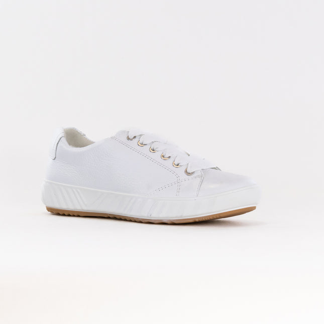 Ara Alexandria Lace Up Sneaker (Women's) - White Leather