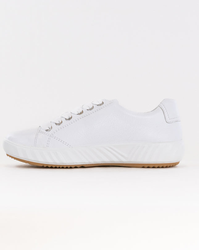Ara Alexandria Lace Up Sneaker (Women's) - White Leather