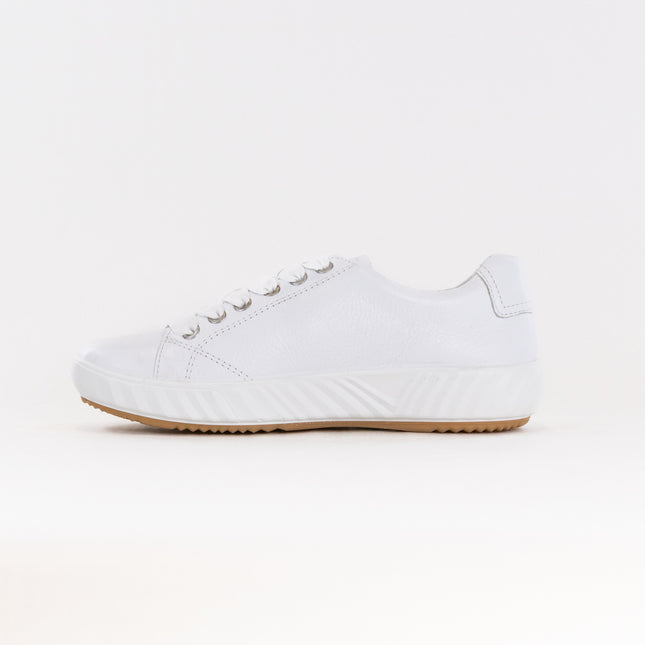 Ara Alexandria Lace Up Sneaker (Women's) - White Leather