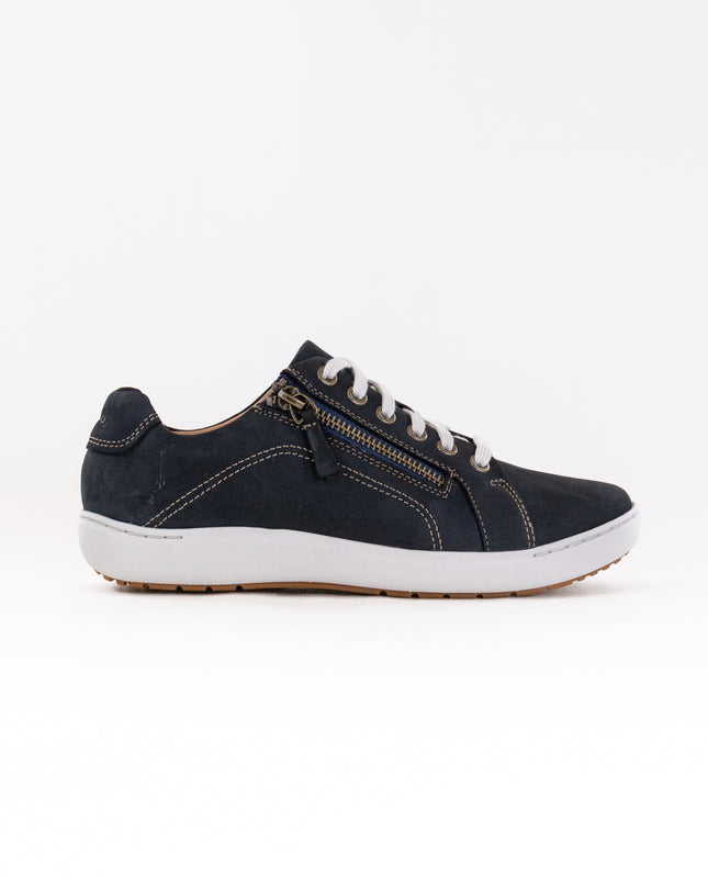 Clarks Nalle Lace (Women's) - Navy Nubuck