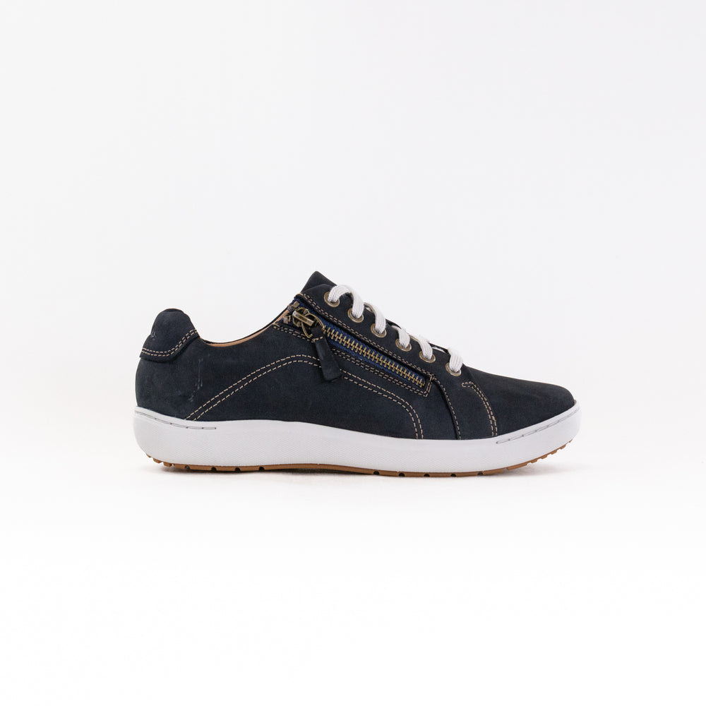 Clarks Nalle Lace (Women's) - Navy Nubuck