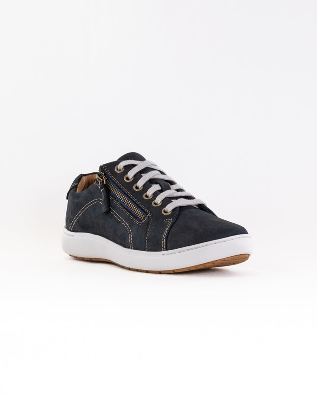 Clarks Nalle Lace (Women's) - Navy Nubuck