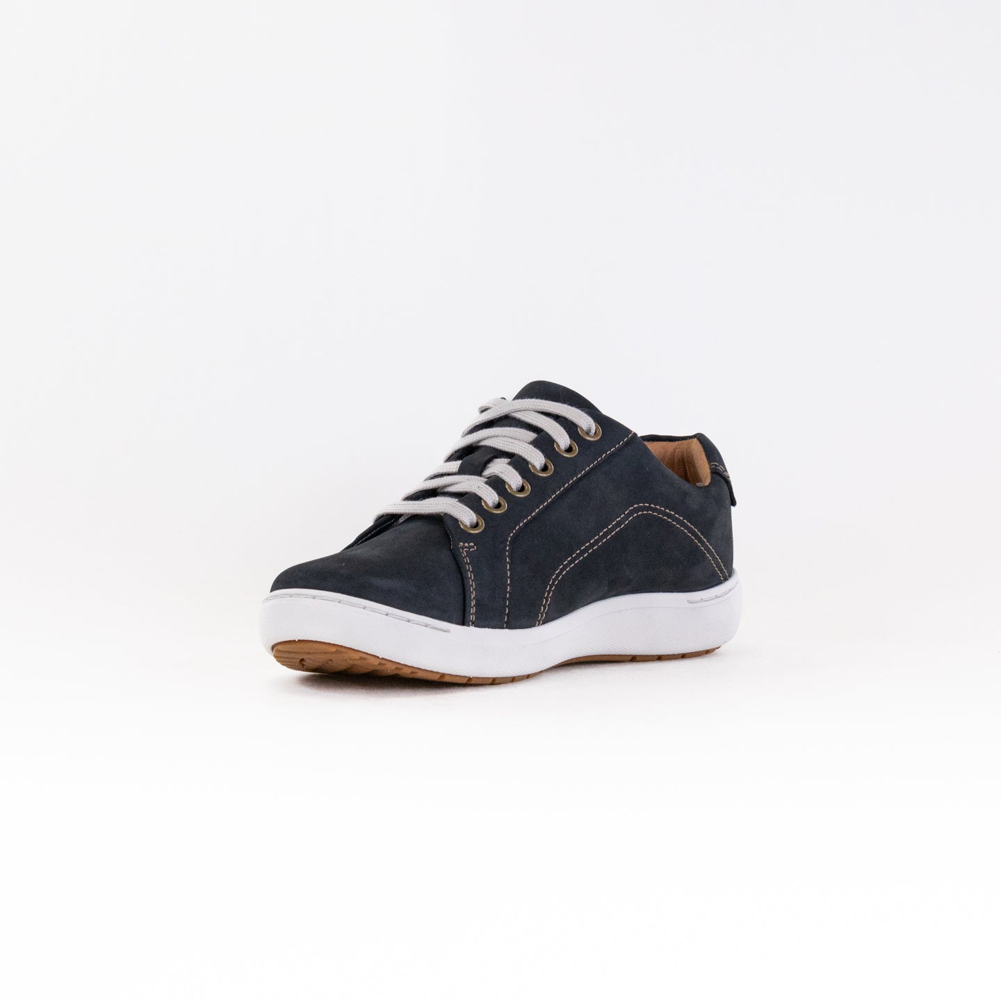 Clarks Nalle Lace (Women's) - Navy Nubuck