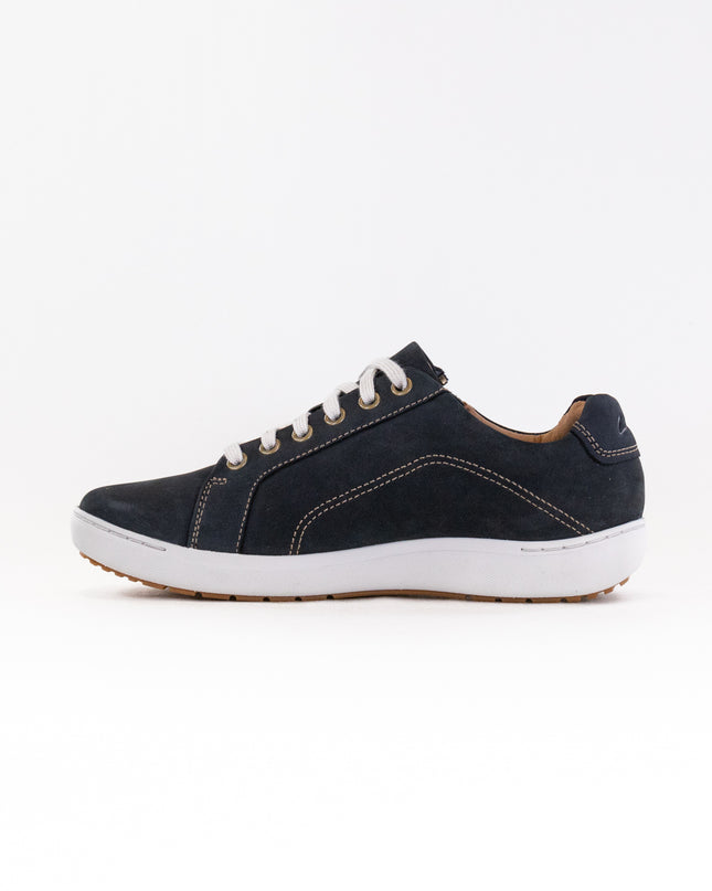 Clarks Nalle Lace (Women's) - Navy Nubuck
