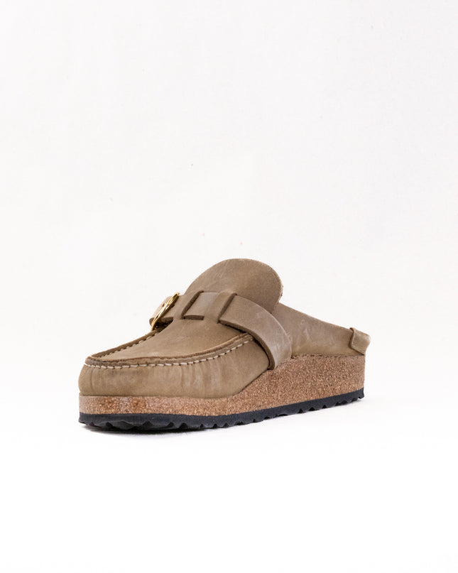 Birkenstock Buckley Oiled Leather (Women's) - Tobacco Brown