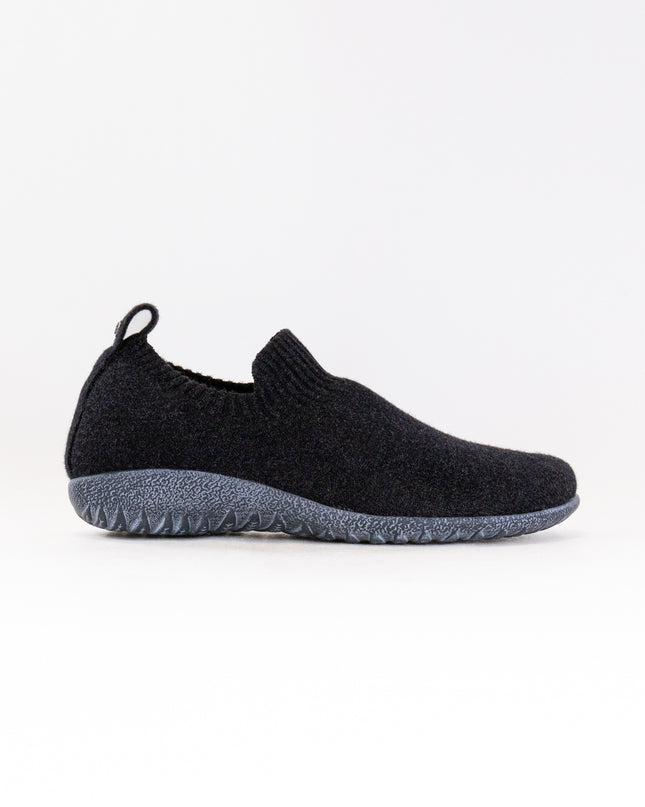 Naot Nuku (Women's) - Black Knit W/ Gray