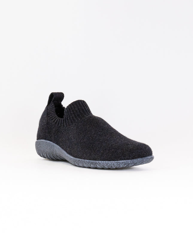 Naot Nuku (Women's) - Black Knit W/ Gray