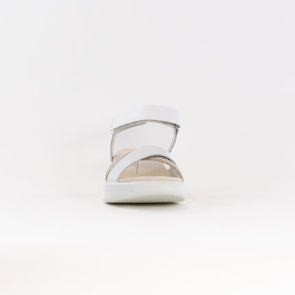 Ecco Flowt Wedge LX W Crossband (Women's) - White