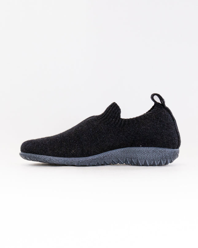 Naot Nuku (Women's) - Black Knit W/ Gray