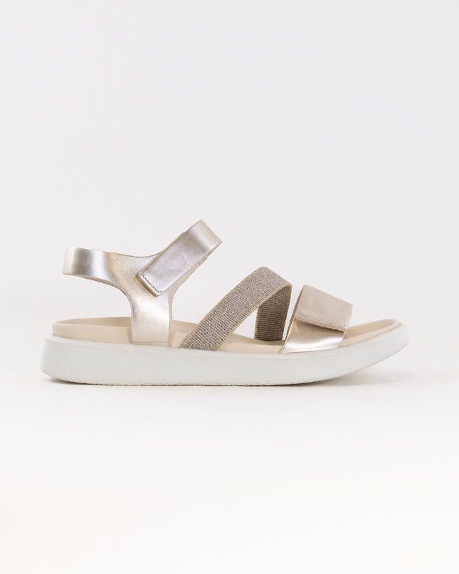 Ecco Flowt (Women's) - Pure White Gold