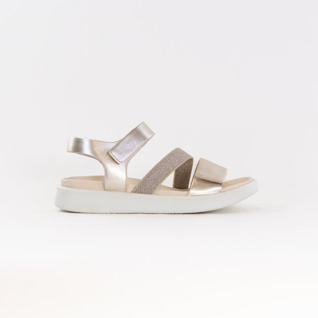 Ecco Flowt (Women's) - Pure White Gold