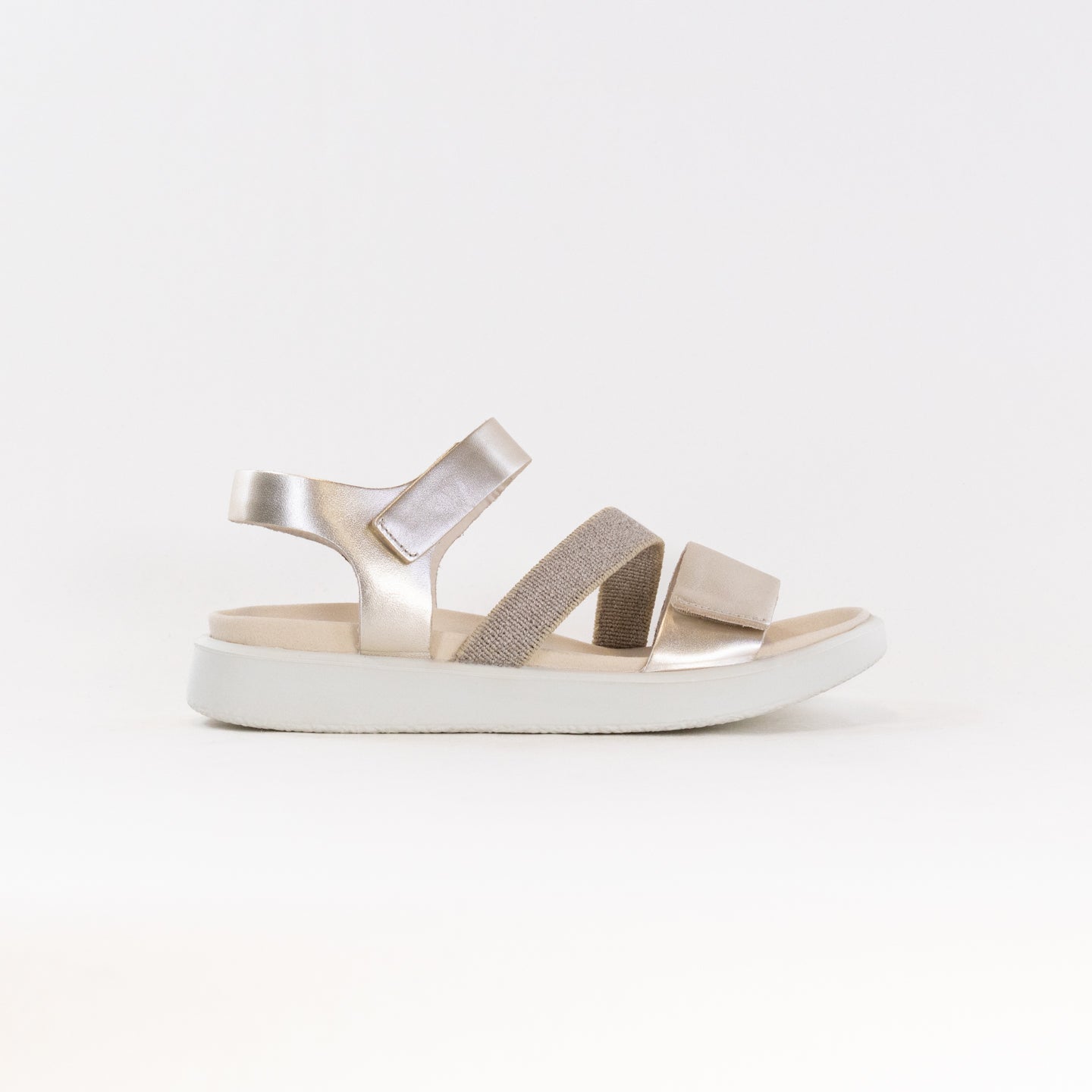 Ecco Flowt (Women's) - Pure White Gold