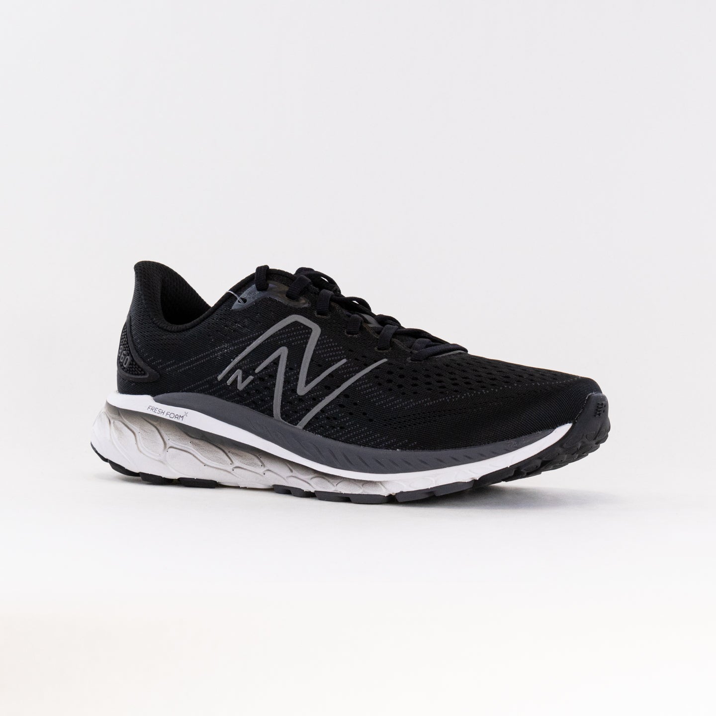 New Balance 860V13 (Men's) - Black/White/Lead