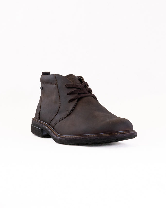 ECCO Turn GTX Ankle Boot (Men's) - Cocoa Brown Nubuck