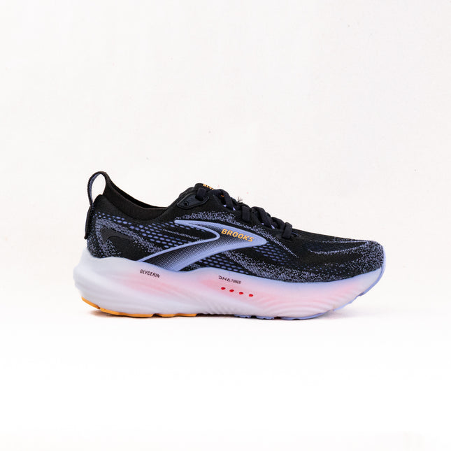 Brooks Glycerin 22 (Women's) - Black/Blue Heron/Orange