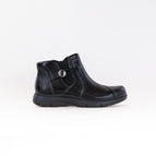 5 / MEDIUM / BLACK LEATHER