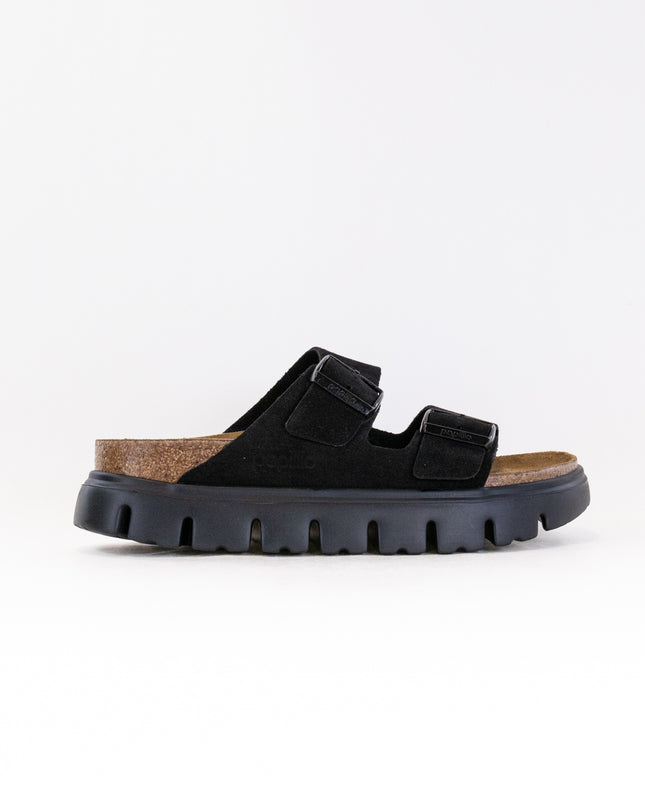 Birkenstock-Papillo Arizona Chunky (Women's) - Black Suede