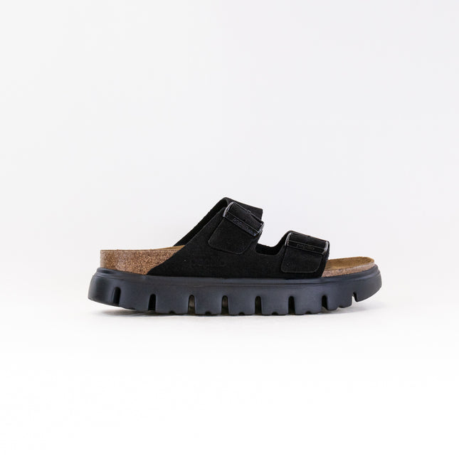 Birkenstock-Papillo Arizona Chunky (Women's) - Black Suede