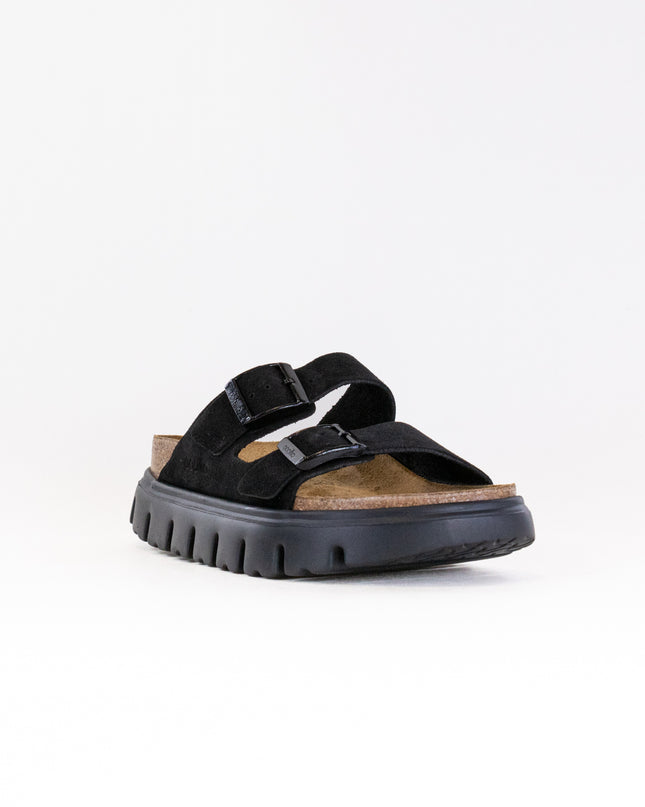 Birkenstock-Papillo Arizona Chunky (Women's) - Black Suede