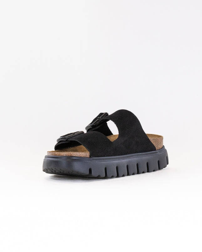 Birkenstock-Papillo Arizona Chunky (Women's) - Black Suede