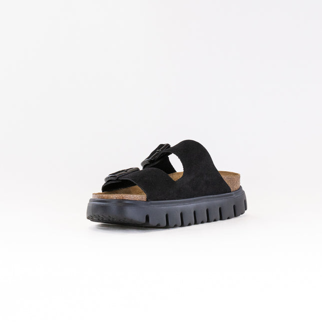 Birkenstock-Papillo Arizona Chunky (Women's) - Black Suede