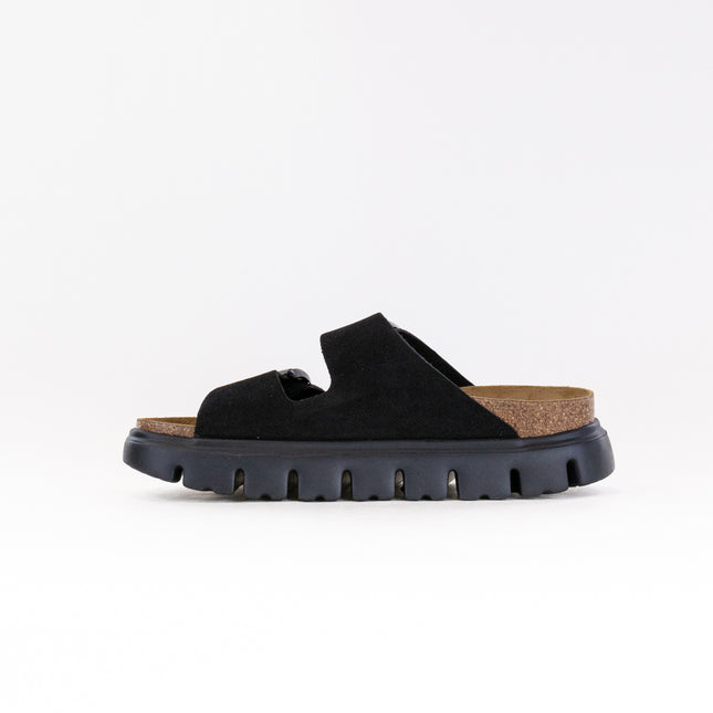 Birkenstock-Papillo Arizona Chunky (Women's) - Black Suede