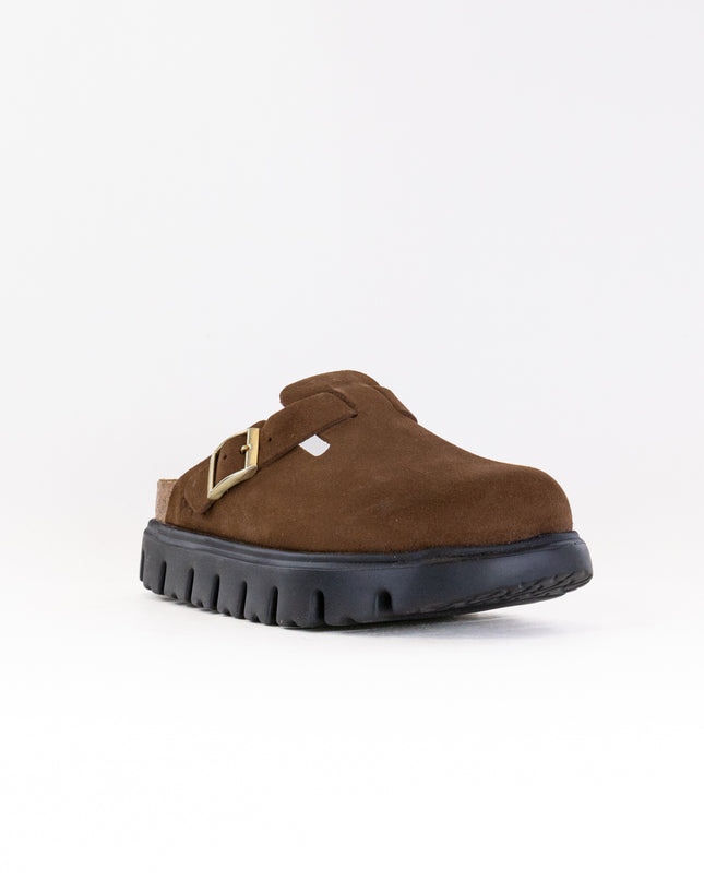 Birkenstock-Papillo Boston Chunky (Women's) - Dark Tea