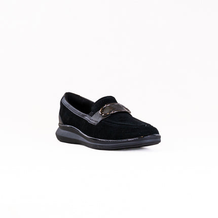 Clarks Lynell Bay (Women's) - Black Suede