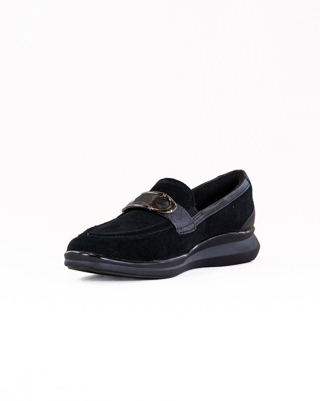 Clarks Lynell Bay (Women's) - Black Suede