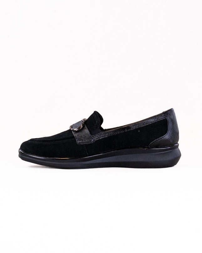 Clarks Lynell Bay (Women's) - Black Suede