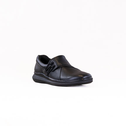 Clarks Lynell Slip (Women's) - Black Leather
