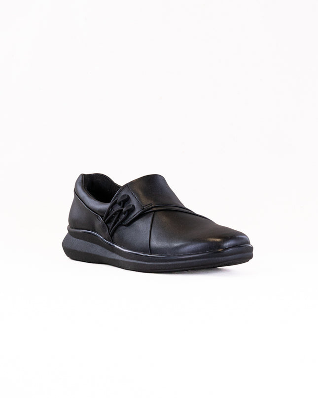 Clarks Lynell Slip (Women's) - Black Leather