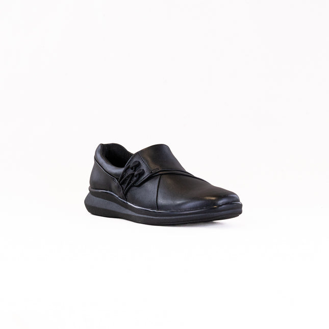 Clarks Lynell Slip (Women's) - Black Leather