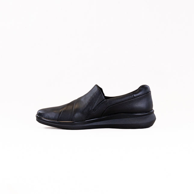 Clarks Lynell Slip (Women's) - Black Leather