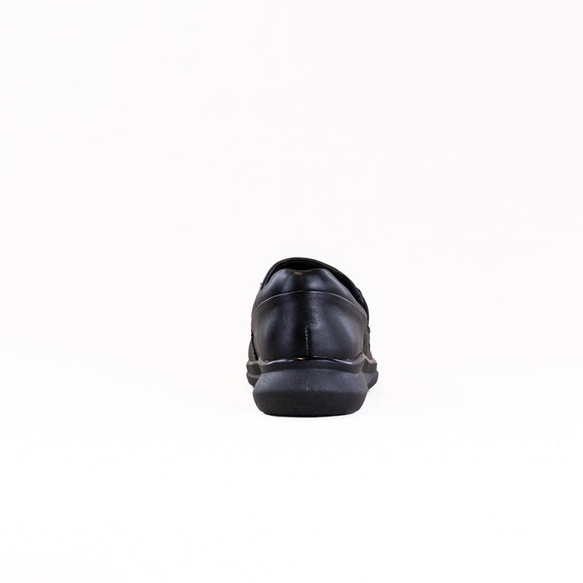 Clarks Lynell Slip (Women's) - Black Leather