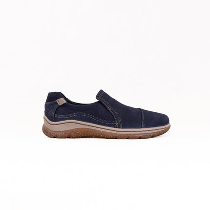 Clarks Orlene Slip (Women's) - Navy Nubuck