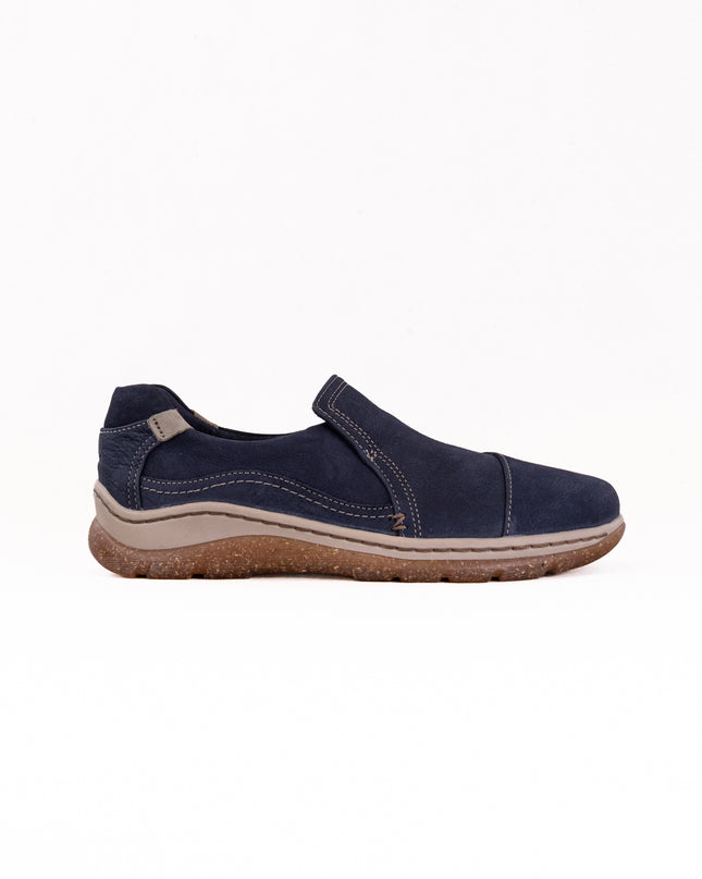 Clarks Orlene Slip (Women's) - Navy Nubuck
