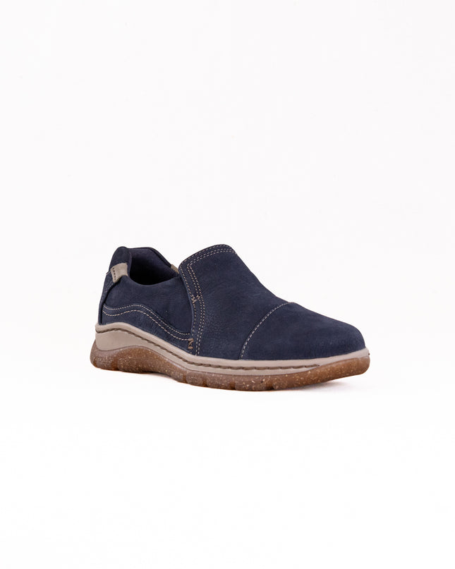 Clarks Orlene Slip (Women's) - Navy Nubuck